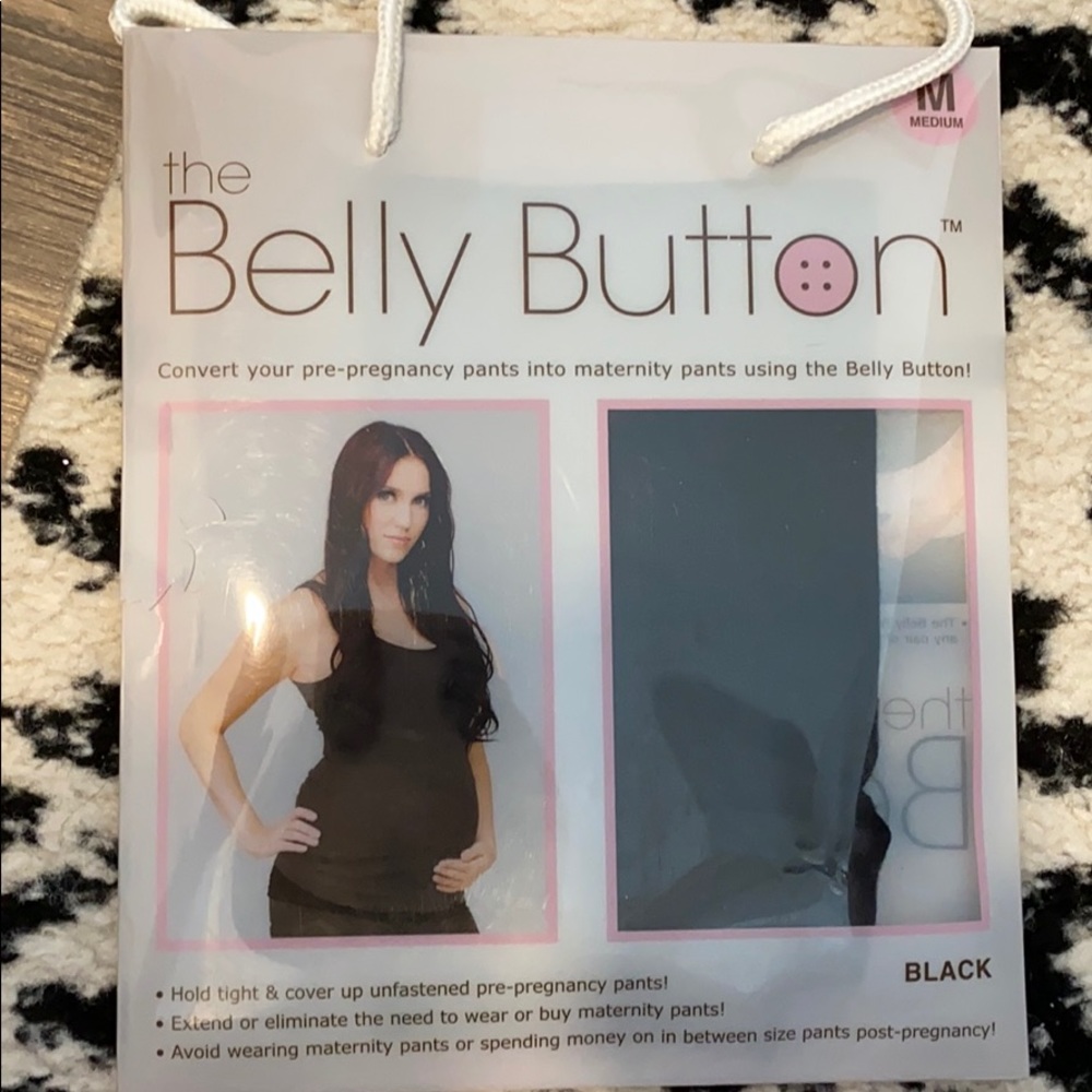 Belly button maternity band